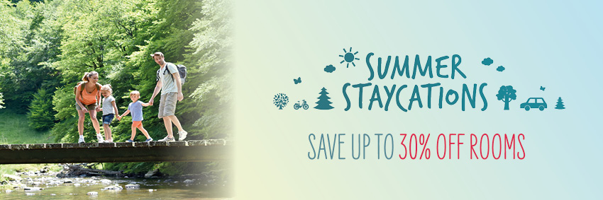 Summer Staycation, save up to 30% off rooms