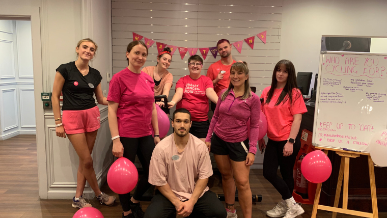 Elevation Health Club Fundraises for Breast Cancer Now!