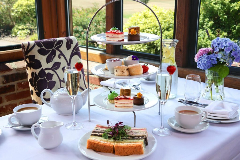 Afternoon Tea served in the Kings Restaurant of Old Thorns Hotel & Resort